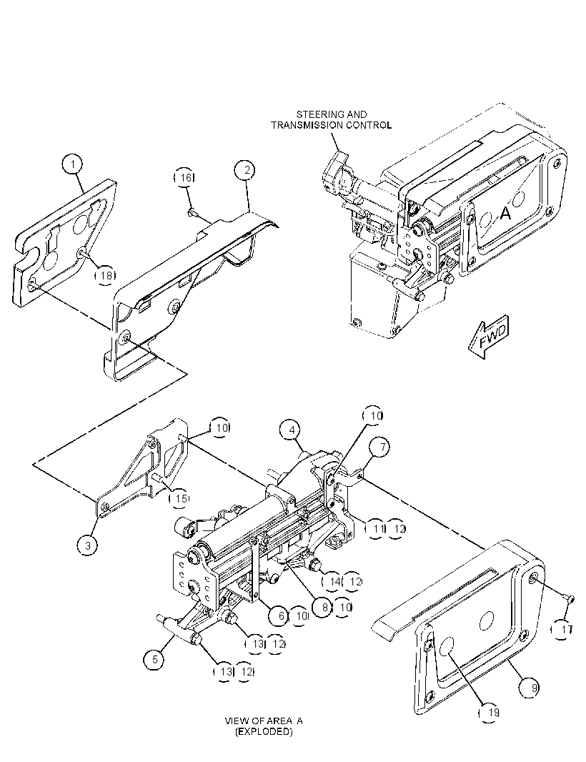 SUPPORT GP-CONTROL 4390388 CAT
