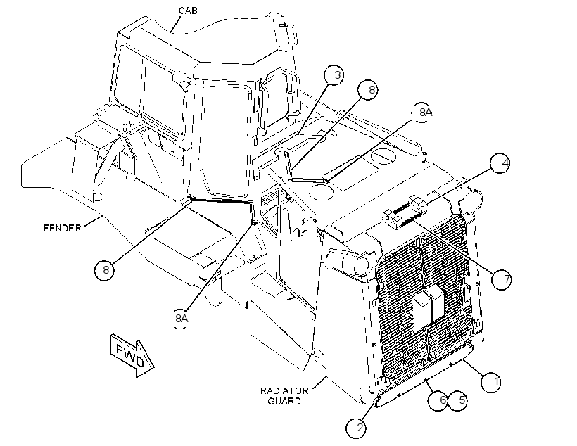 SEAL GP-ENCLOSURE 3810987 CAT