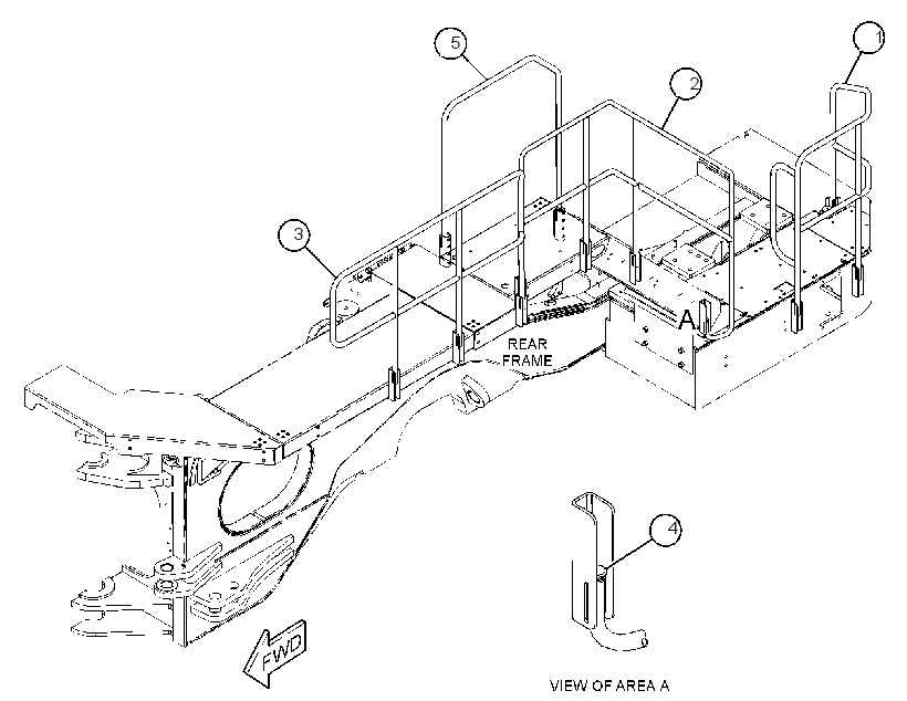 GUARDRAIL GP 4152047 CAT