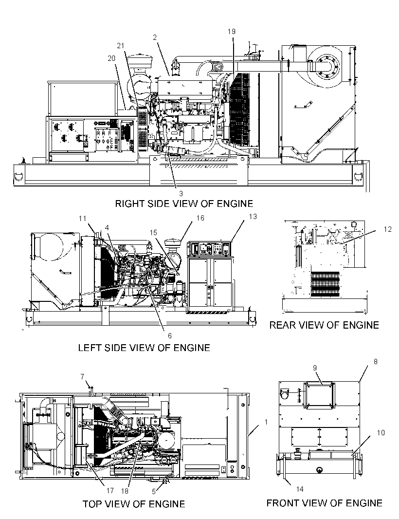 ENGINE & GENERATOR AR 3900306 CAT
