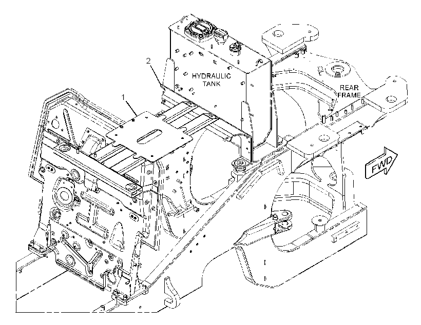 MOUNTING GP-DEF TANK 3650295 CAT