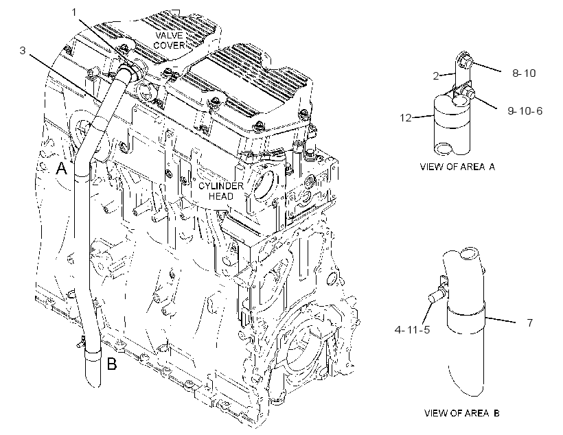 Система отвода газов 4159792 CAT