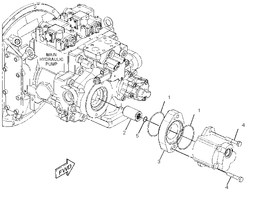 DRIVE & MTG GP-AUXILIARY PUMP 3154440 CAT