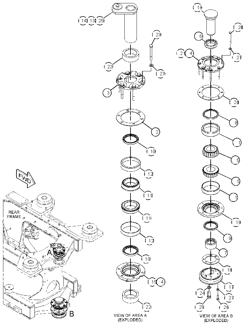 Сцепка шарнирная 1194401 CAT