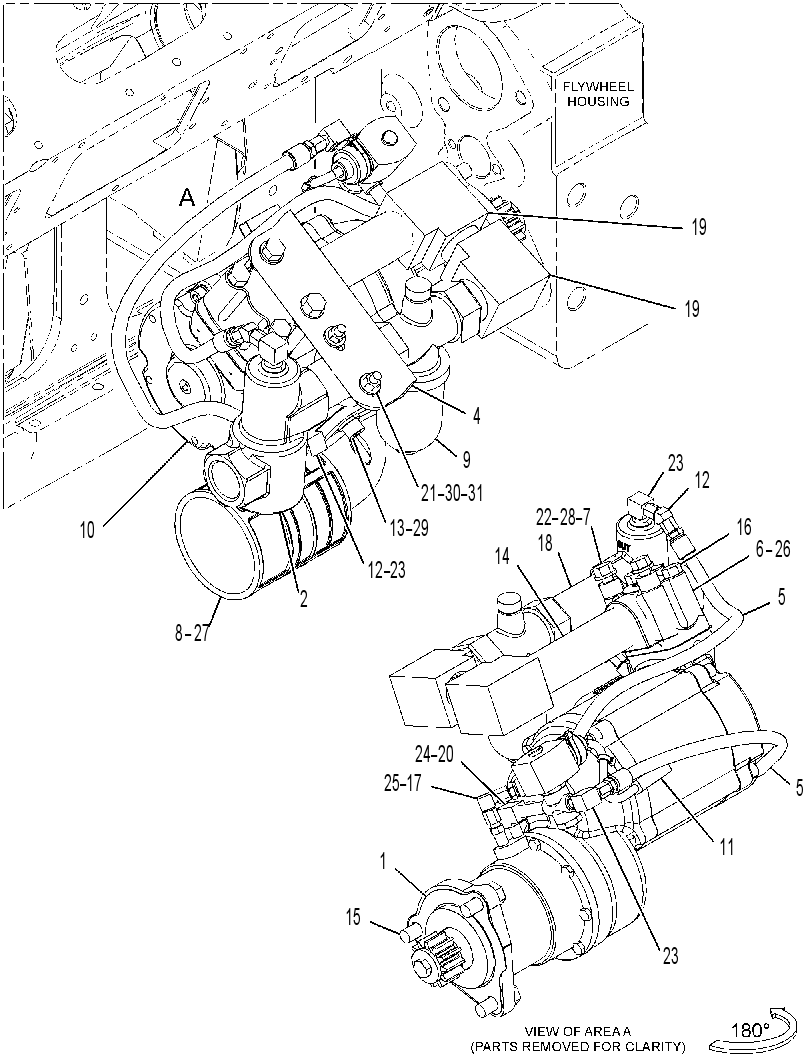 Стартер пневматический 4167682 CAT