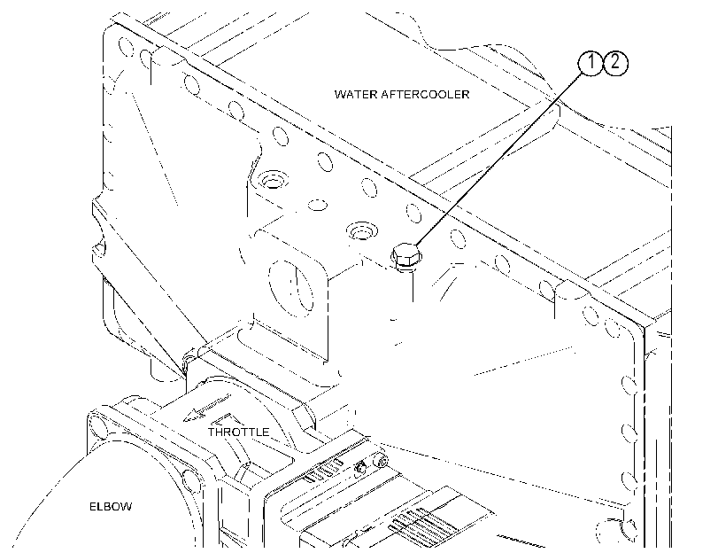 PLUG GP-AFTERCOOLER 4484167 CAT