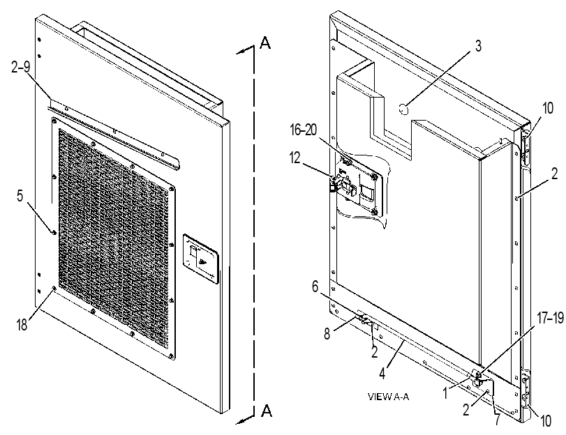 DOOR AS 3776500 CAT