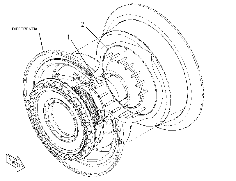 MOUNTING GP-DIFFERENTIAL 3366727 CAT