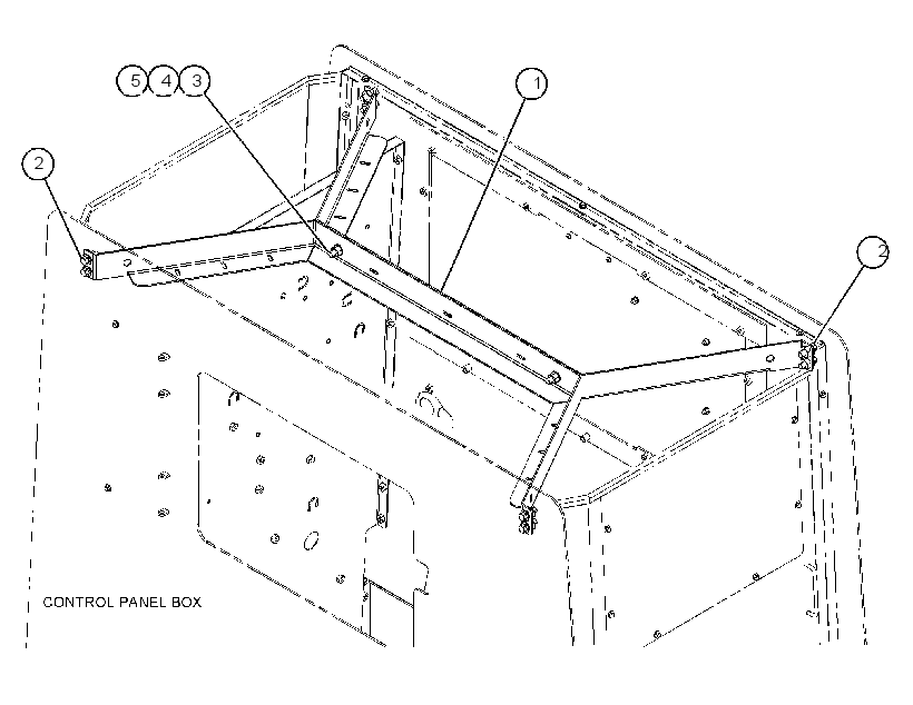 SUPPORT GP-GENERATOR BOX 4404429 CAT