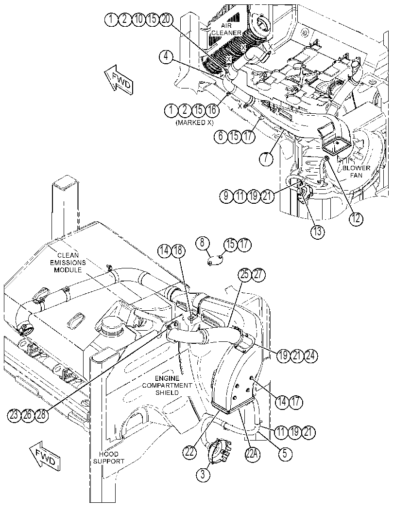 DUCT GP-VENTILATION 3475194 CAT