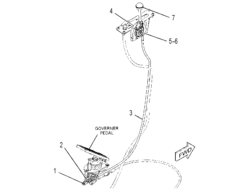 LEVER GP-GOVERNOR 3339511 CAT