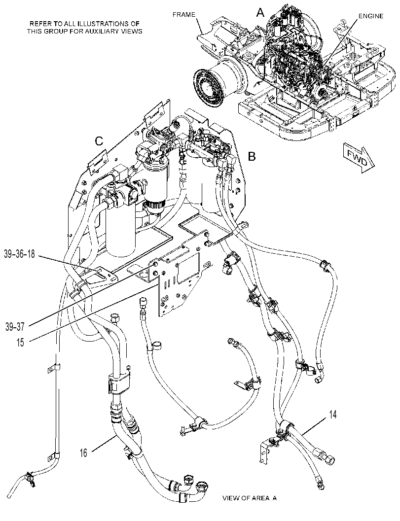 FILTER & LINES GP 3826801 CAT