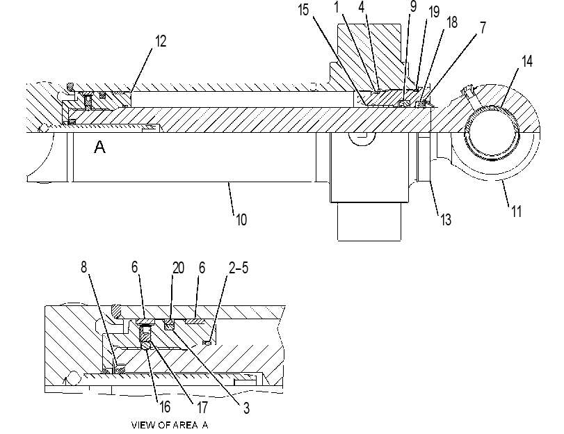 CYLINDER GP-SWING 4174783 CAT