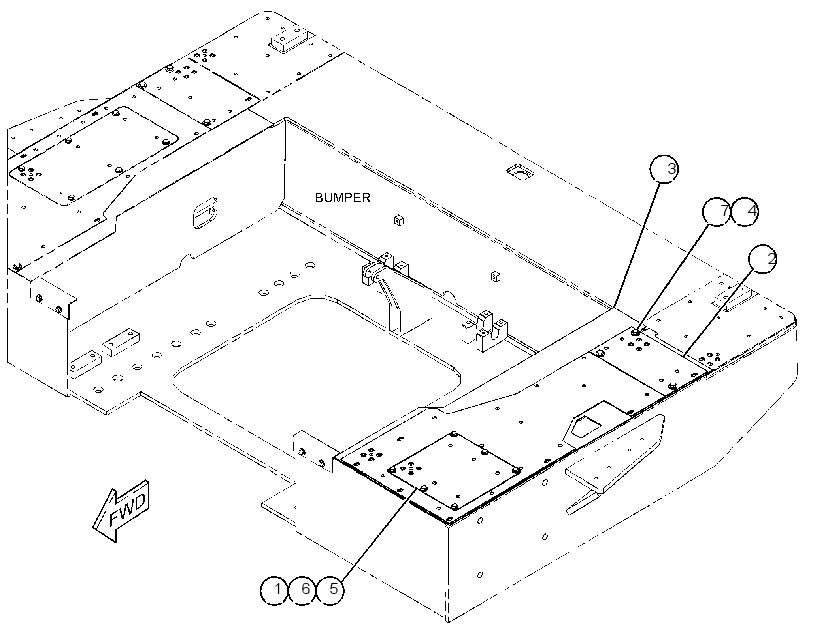 COVER GP-BUMPER 3711747 CAT