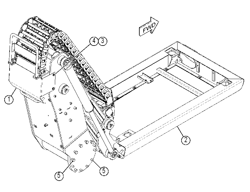 MOUNTING GP-RISER 4304267 CAT