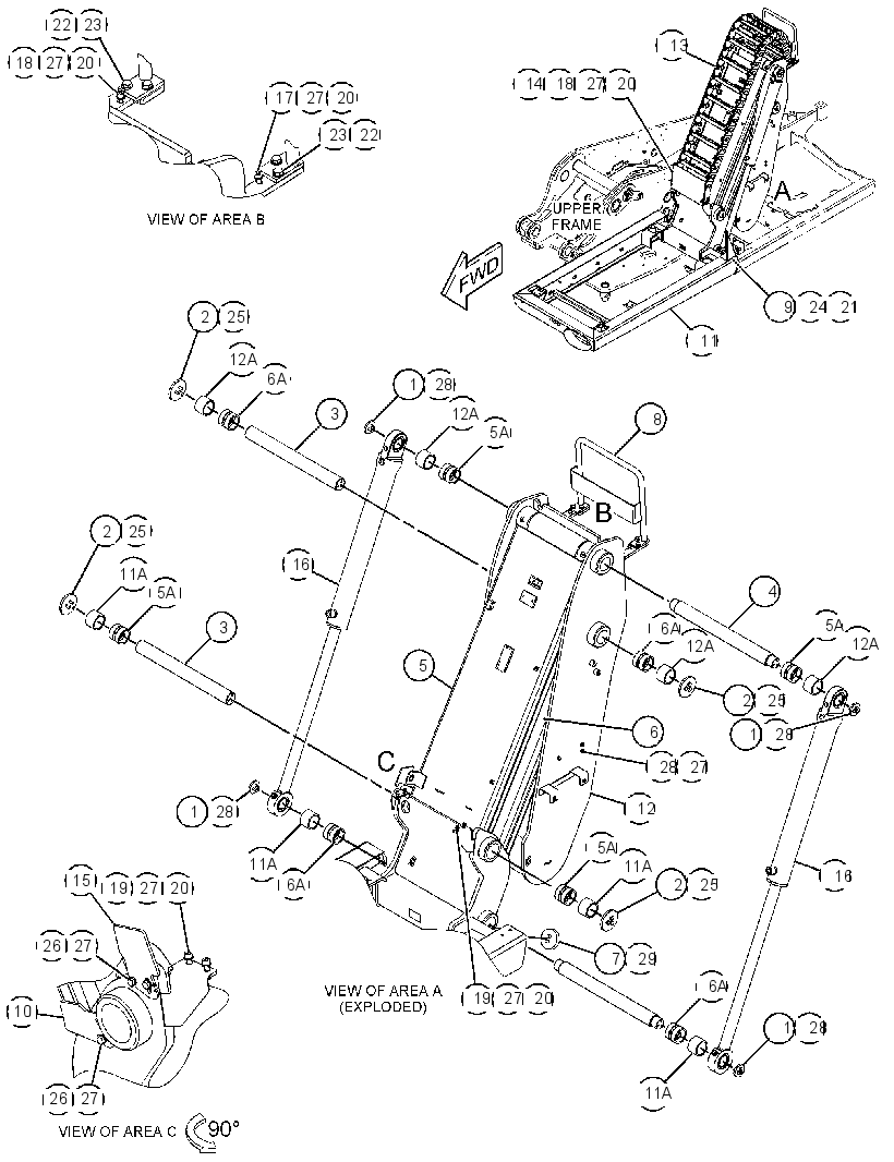 RISER GP-HYDRAULIC ADJ CAB 4424189 CAT