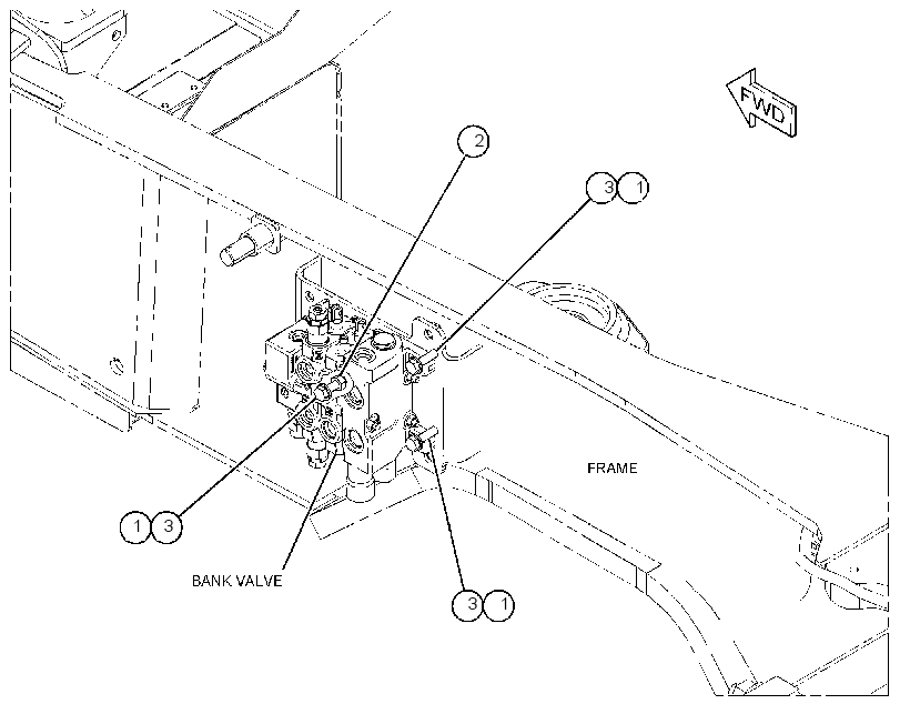 MOUNTING GP-BANK VALVE 4154532 CAT