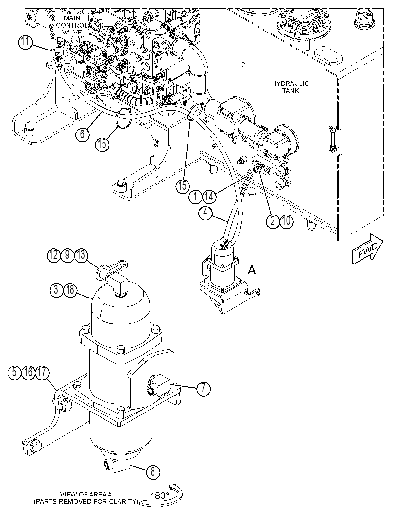 FILTER & LINES GP-HYDRAULIC 3816040 CAT