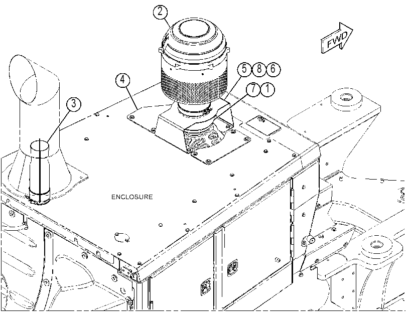 PRECLEANER AR 4176327 CAT