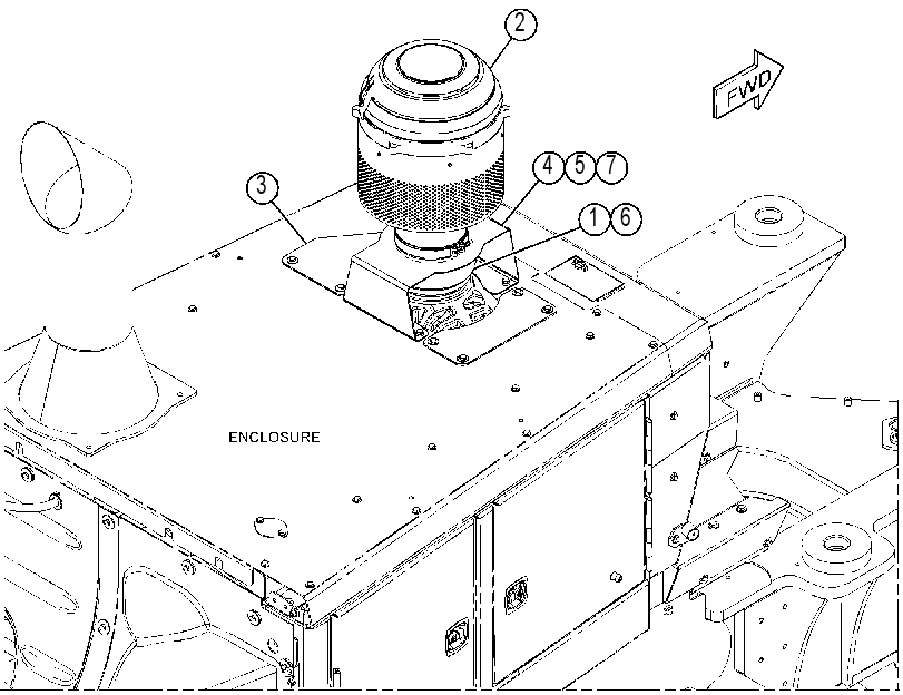 PRECLEANER AR 4176326 CAT