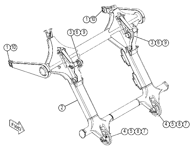 FRAME GP-ELEVATOR 4531414 CAT