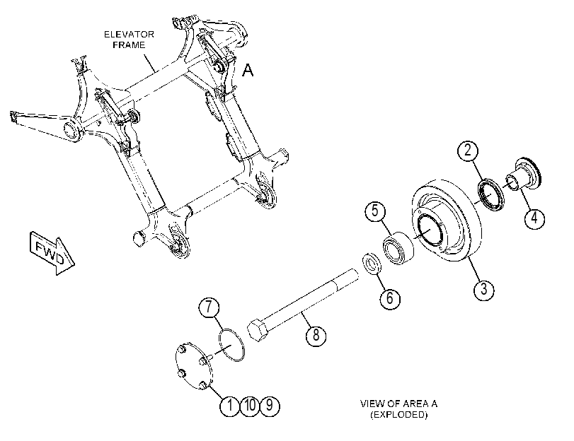 ROLLER GP-ELEVATOR CHAIN 4468013 CAT