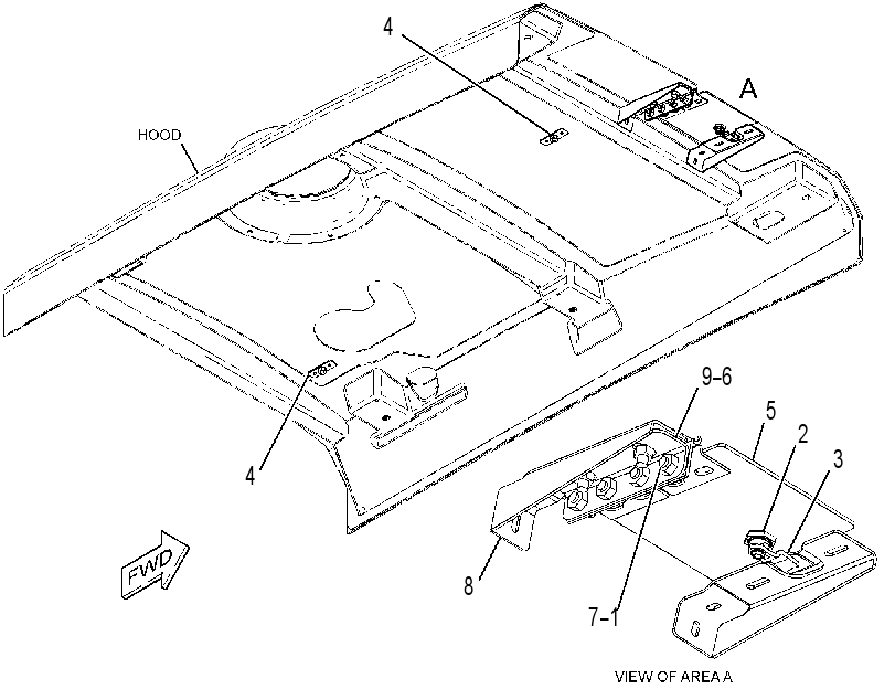 HOOD GP-SCRAPER 4527718 CAT