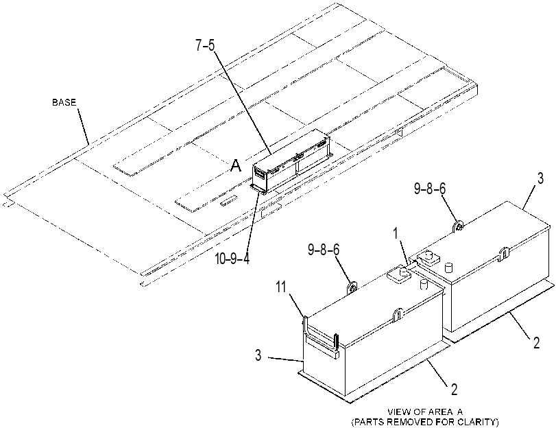 BATTERY & MOUNTING GP 4374023 CAT
