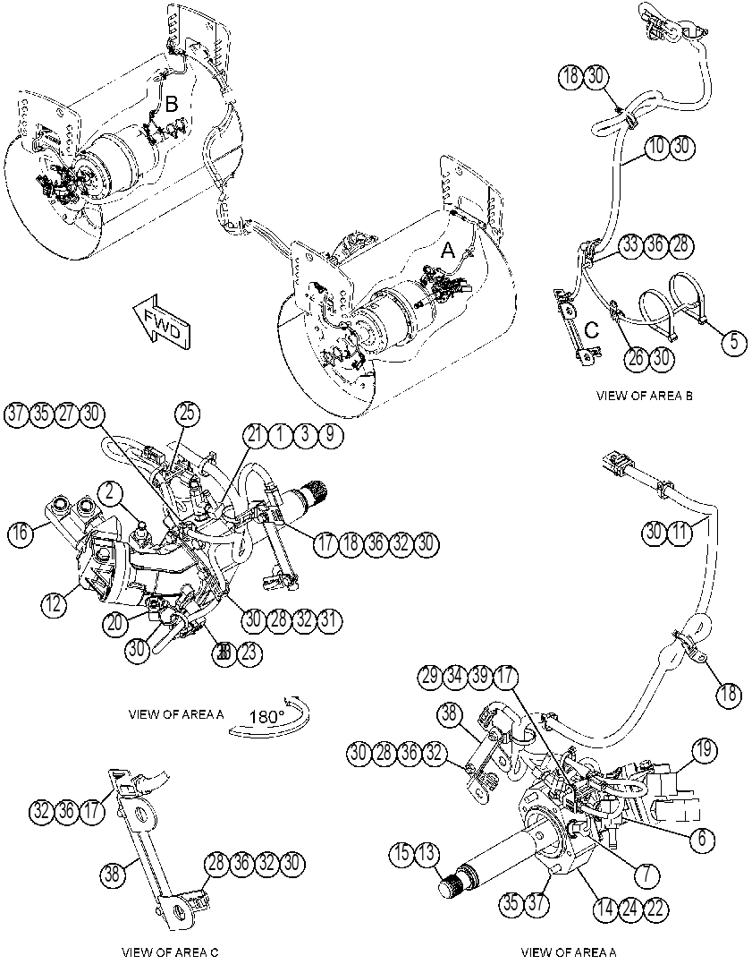 MOTOR & MTG GP-VIBRATORY 3555605 CAT