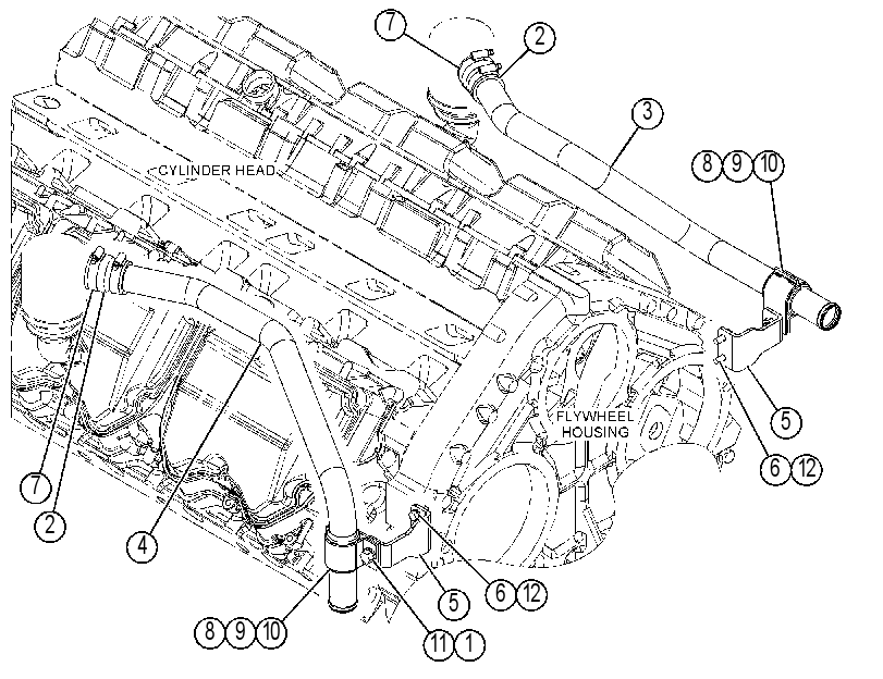 Система отвода газов 4318800 CAT