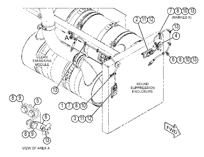 SENSOR & MTG GP-SOOT 3687716 CAT