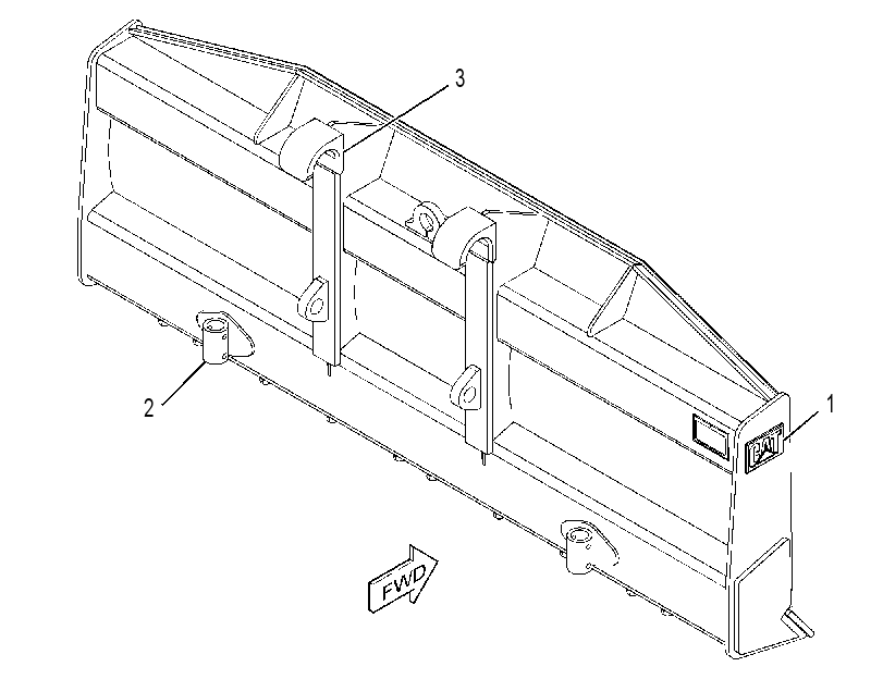 BLADE AS-STRAIGHT 4431659 CAT
