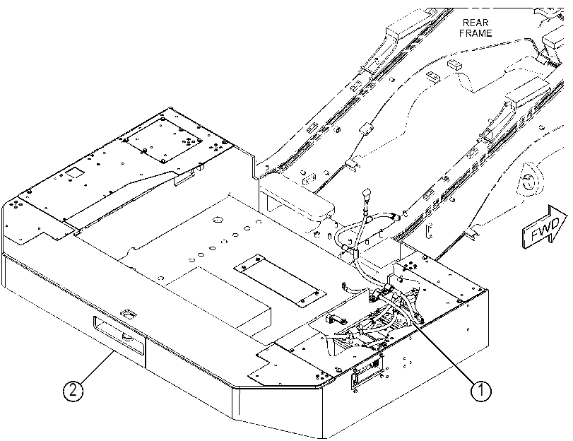 BUMPER AR-REAR 3672728 CAT