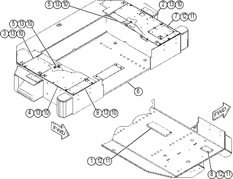 BUMPER GP-REAR 3937160 CAT