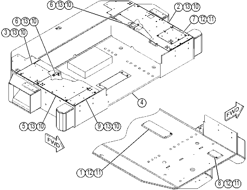 BUMPER GP-REAR 3937150 CAT