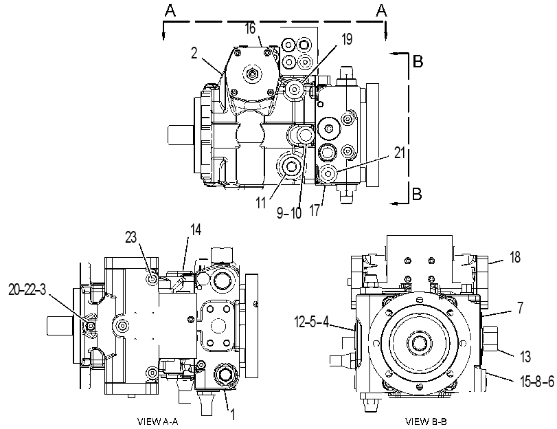 PUMP GP-SWING 3954362 CAT