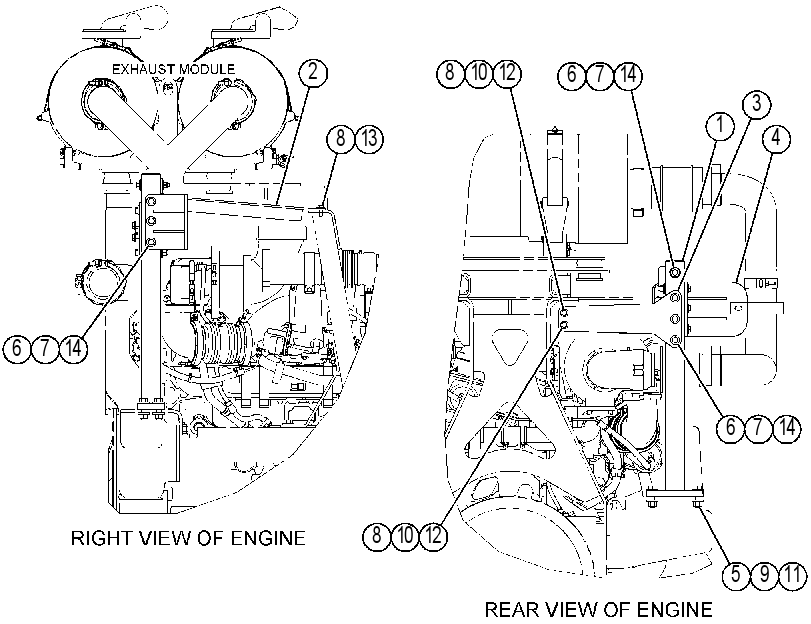SUPPORT GP-EXHAUST 4286766 CAT