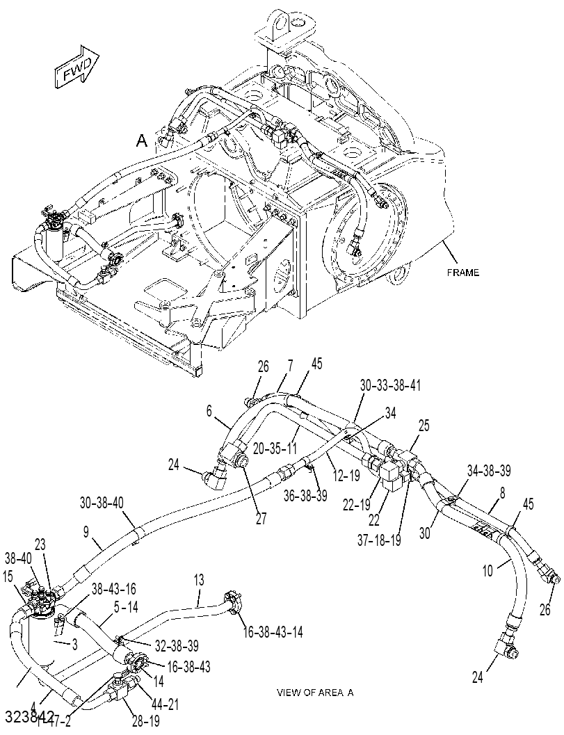 FILTER & LINES GP-HYDRAULIC 3284318 CAT