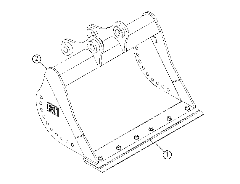 BUCKET AR-DITCH CLEANING 4562087 CAT