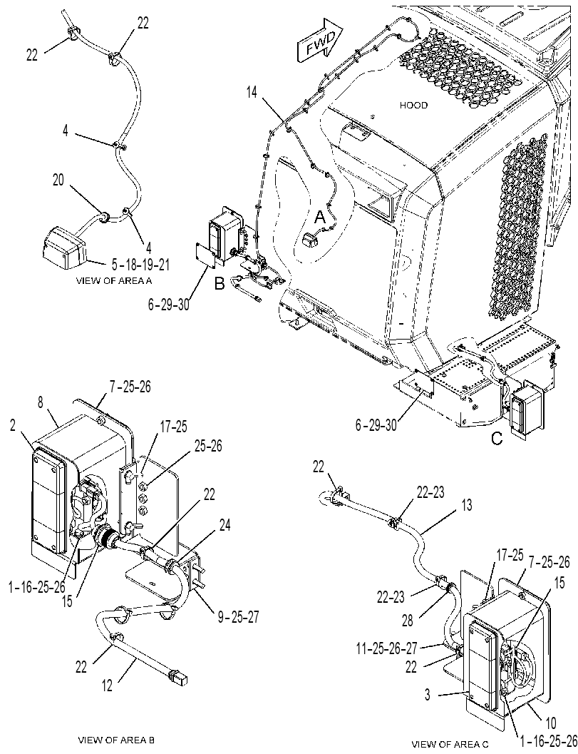 LIGHTING GP-REAR 3918104 CAT