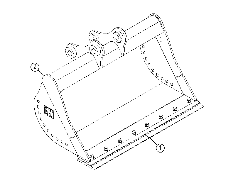 BUCKET AR-DITCH CLEANING 4562088 CAT
