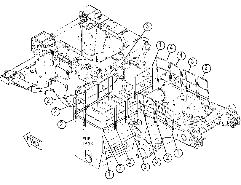 GUARDRAIL GP 4178775 CAT