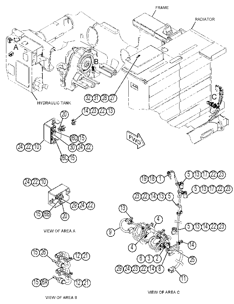 WIRING GP-SERVICE CENTER 4434613 CAT