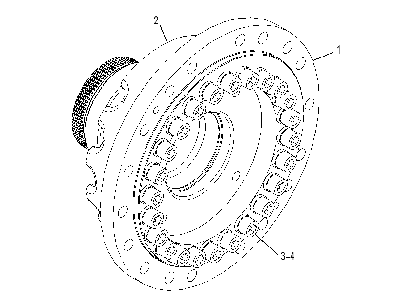 MOUNTING GP-FINAL DRIVE 3558582 CAT