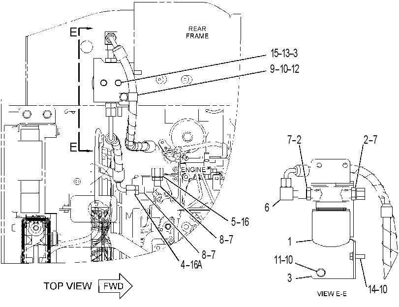 FILTER & LINES GP-ENGINE OIL 3967780 CAT