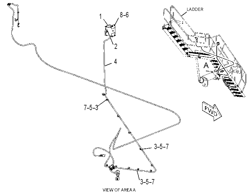 WIRING GP-LADDER 4323845 CAT