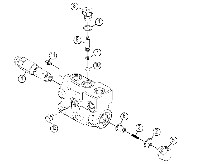 VALVE GP-MANIFOLD & RELIEF 4Z6292 CAT