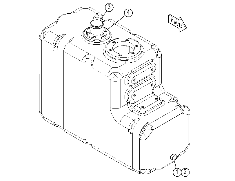 Бак AdBlue 4246213 CAT