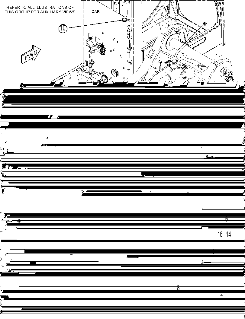 Проводка шасси 3778184 CAT