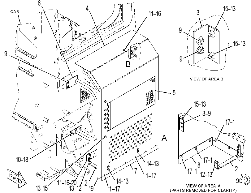 KIT-ACCESS COVER GP 3438894 CAT
